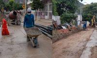 Obras en El Pando.