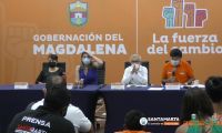 Declaración durante la conferencia de prensa por la seguridad del gobernador Carlos Caicedo.