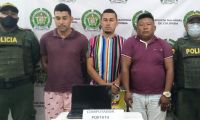 Capturados luego de una persecución. 