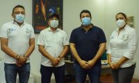 Funcionarios de la Alcaldía de Riohacha.