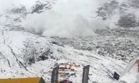 Avalancha en el pico Draupadi ka Danda II