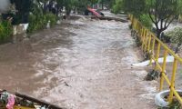 El municipio está inundado. 