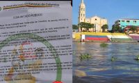 El panfleto comenzó a circular en la noche del jueves. 