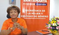 Secretaria de la Mujer, Carlina Sánchez.