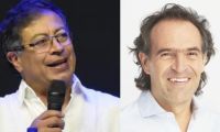 Gustavo Petro y Fico Gutiérrez lideran la intención de voto.