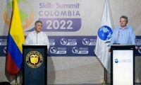 Durante las sesiones de trabajo de la IV Skills Summit 2022 de la OCDE en Cartagena