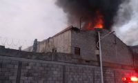 Incendio en el local comercial del Mercado.