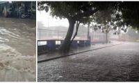 Lluvias en Santa Marta. 