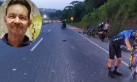 Orlando Olivos Niño, el ciclista fallecido y el lugar de los hechos