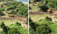 Denuncia en Playa Salguero.