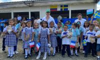 Altos de Bahía Concha recibió seis nuevas aulas aportadas por la Fundación Ancla y Atesa