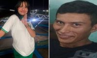 Ana Mileth Suescún Paredes y su exnovio el presunto asesino.