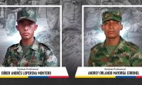 Soldados asesinados en Antioquia.