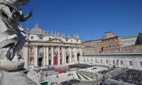 Plaza de San Pedro, en el Vaticano.