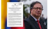 Pantallazo decreto y Gustavo Petro