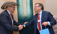 Gustavo Petro con  Tedros Adhanom Ghebreyesus