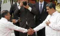Los Presidentes de Colombia, Gustavo Petro, y Venezuela, Nicolás Maduro.