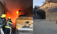 Incendio en Almadelco en Santa Marta.
