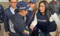 Llegada de Aida Merlano a Colombia.