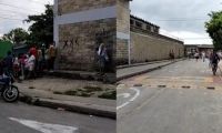 Calle 51 con carrera 1D, donde ocurrió el ataque sicarial.