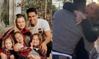 Falcao y su esposa