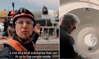 El youtuber 'Alan x el Mundo' bajó al Titanic en la embarcación perdida: así fue su experiencia