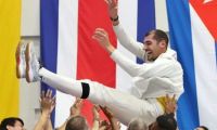 Jhon Rodríguez se quedó con el oro en la modalidad de espada individual.