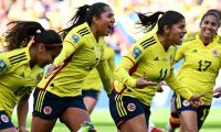 Celebración de la selección Colombia femenina.