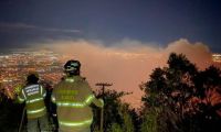 Incendio en cerros orientales de Bogotá