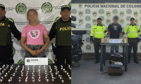 Capturados con cocaína 