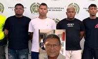 Sujetos capturados por su presunta participación en el crimen de Normando Díaz.