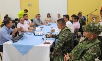 Reunión del Secretario de Seguridad con las empresas afectadas.