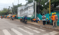 Protesta obreros