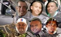 Víctimas del accidente.