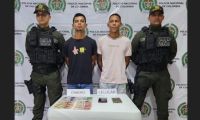Víctor Ávila y Duvan Fuentes, alias La Bandida.