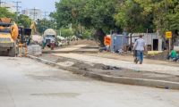 Obras en la calle 30.