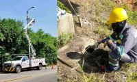 Hurto de cableado en Santa Marta.