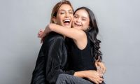 Dayana Portillo y su hija Alejandra.