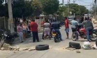 Manifestación de la comunidad Chimila 2.