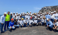 Primera cohorte de Ingeniería Marino-Costera visitó el Puerto de Santa Marta