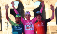 Podio Giro de Italia 2024