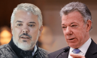 Iván Duque y Juan Manuel Santos.