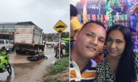 Una persona muerta y otra herida tras chocar con un volteo en la Vía Alterna