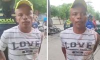Sujeto capturado este domingo en Santa Marta tiene antecedentes criminales