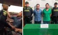 Capturados por agresión a un funcionario público.