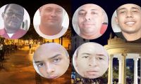 Victimas identificadas durante el fin de semana. 