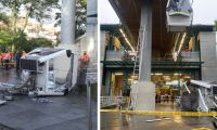 Accidente en el metrocable.
