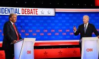 Debate presidencial entre Donald Trump Y Joe Biden