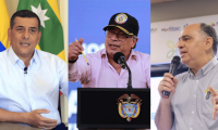 Dumek Turbay, Gustavo Petro y Carlos Pinedo