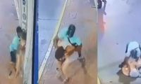 Imágenes del asalto en pleno centro de la ciudad.